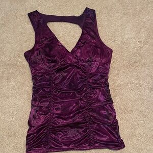 Studio Y Purple Sleeveless Blouse